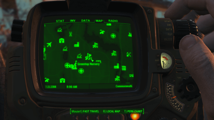 Fallout 4 - Chemistry Station - Greentop Nursery Map