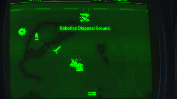Fallout 4 - Robotics Disposal Ground Location