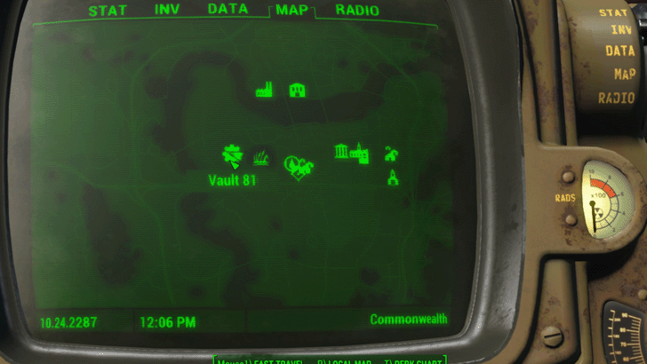 Fallout 4 - Vault 81 Location