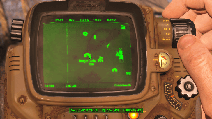 Fallout 4 - Chemistry Station - Ranger Cabin Map