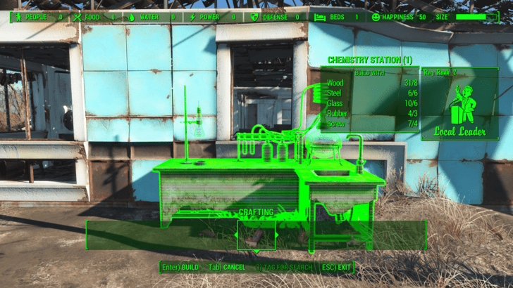 Fallout 4 - Craft Chemistry Station