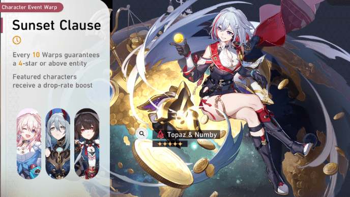 Honkai Star Rail Banner History - Sunset Clause