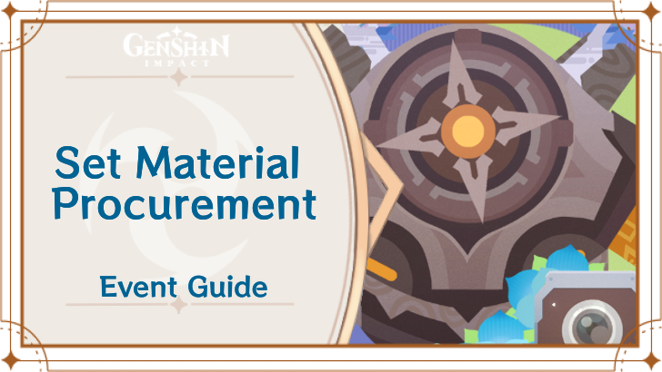 Set Material Procurement for Stage 2 of Trillion Trinket Trawl 