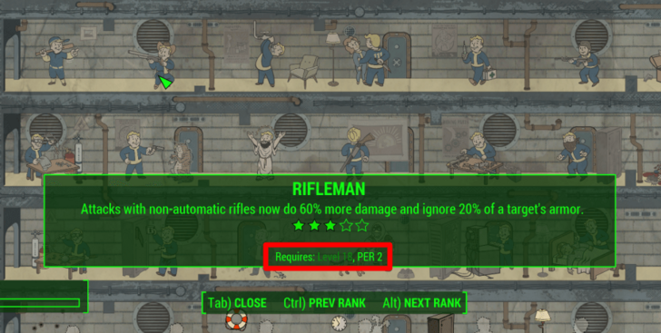 Fallout 4 - Perception Requirement
