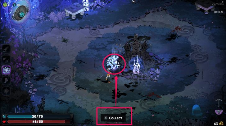 Hades 2 - Collect Minerals with Crescent Pick