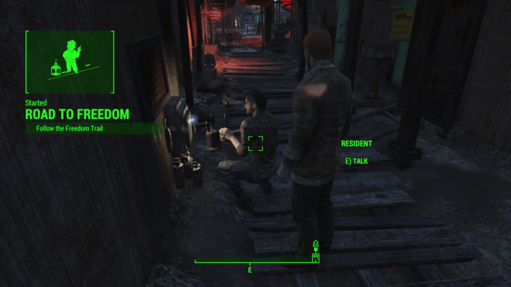 Fallout 4 - Start the Road to Freedom Quest