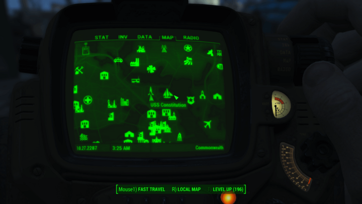 Fallout - Broadsider Map Location