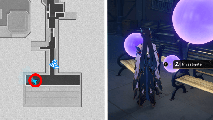 Honkai Star Rail - Dreamflux Reef - Lordly Trashcan Challenge Location 1