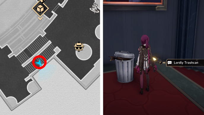 Honkai Star Rail - Penacony Grand Theater - Lordly Trashcan Challenge Location 2