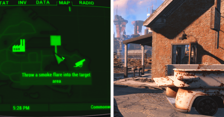 Fallout 4 - Artillery Piece Building Target