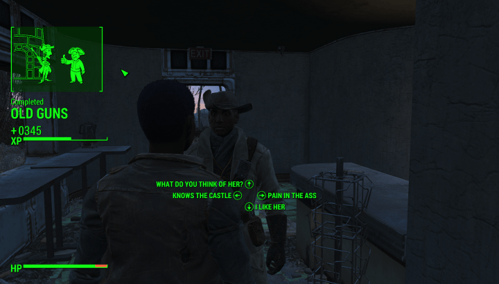 Fallout 4 - Talk to Preston Garvey Old Guns