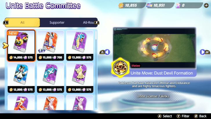 Pokemon UNITE - Falinks Price and Cost.png