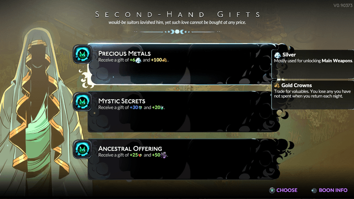 Hades 2 - Narcissus Gifts in Oceanus:show