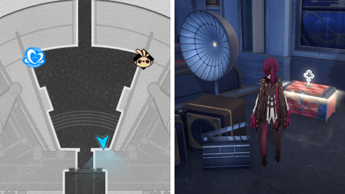 Honkai Star Rail - SoulGlad Scorchsand Audition Venue Chest 2 Location