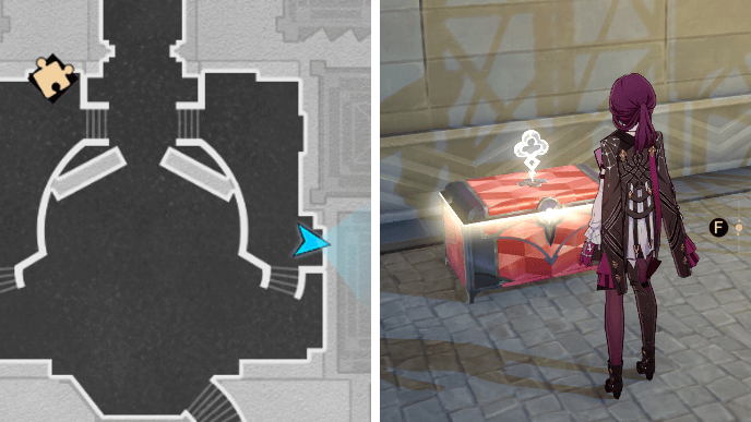 Honkai Star Rail - SoulGlad Scorchsand Audition Venue Chest 5 Location