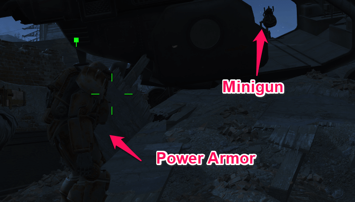Fallout 4 - Power Armor and Minigun