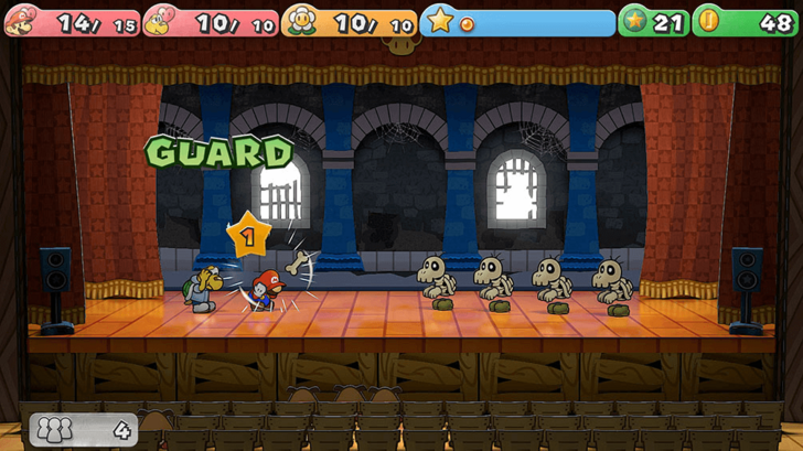 Paper Mario TTYD Switch Remake - Guard Action Command
