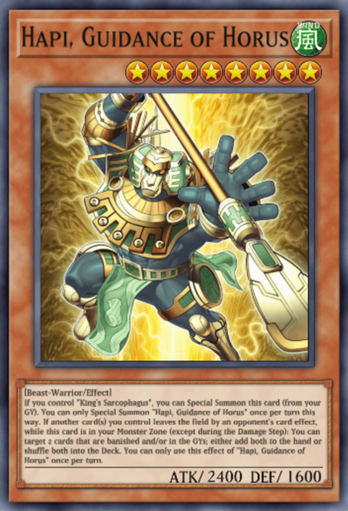 Hapi, Guidance of Horus