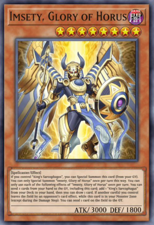 Imsety, Glory of Horus