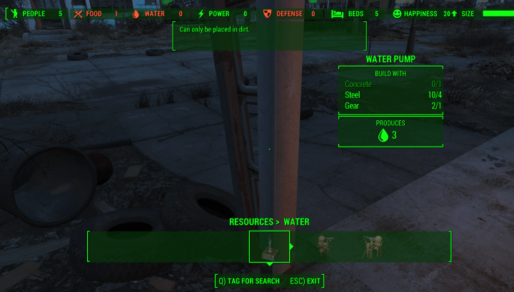 Fallout 4 - Provide Water