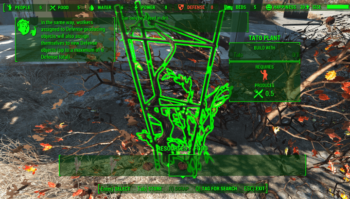 Fallout 4 - Provide Food