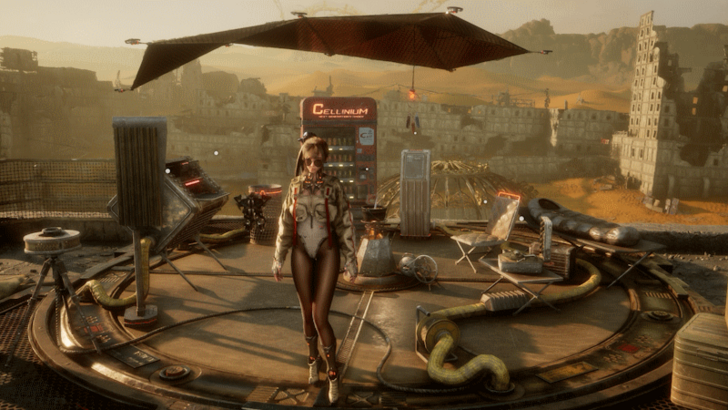 Stellar Blade - Crumbling Rooftop Camp