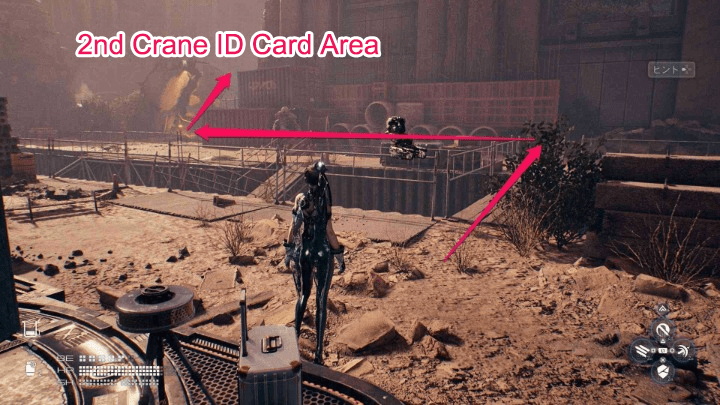 Stellar Blade - 2nd Crane ID Card Location Step 1