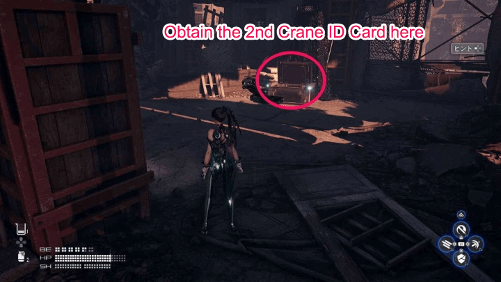 Stellar Blade - 2nd Crane ID Card Location Step 4