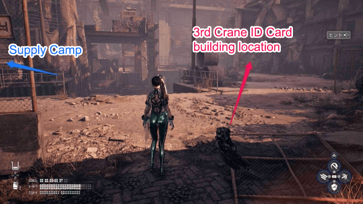 Stellar Blade - 3rd Crane ID Card Location Step 1