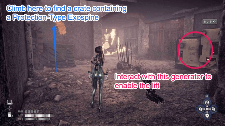 Stellar Blade - 3rd Crane ID Card Location Step 2