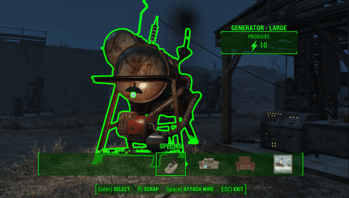 Fallout 4 - Connect the Generator