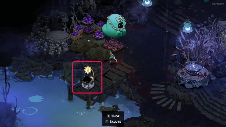 Hades 2 - Gold Rewards Shop in Crossroads