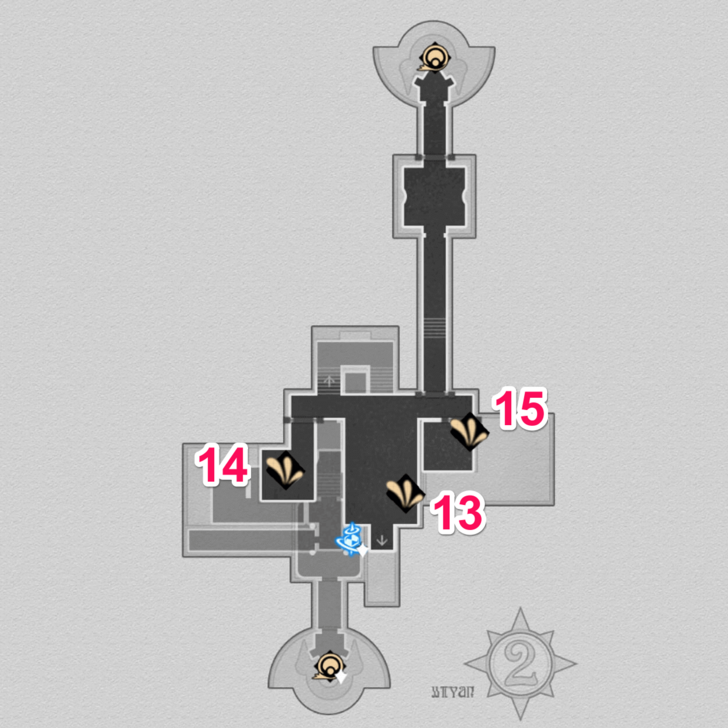 Honkai Star Rail - Origami Birds in SoulGlad Scorchsand Audition Venue - Stage 2 - Gunfire Trial - F2