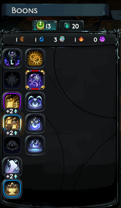 Hades 2 - Always Enhance Boons at Least to Level 2