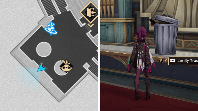 Honkai Star Rail - Penacony Grand Theater Lordly Trashcan 1 Location