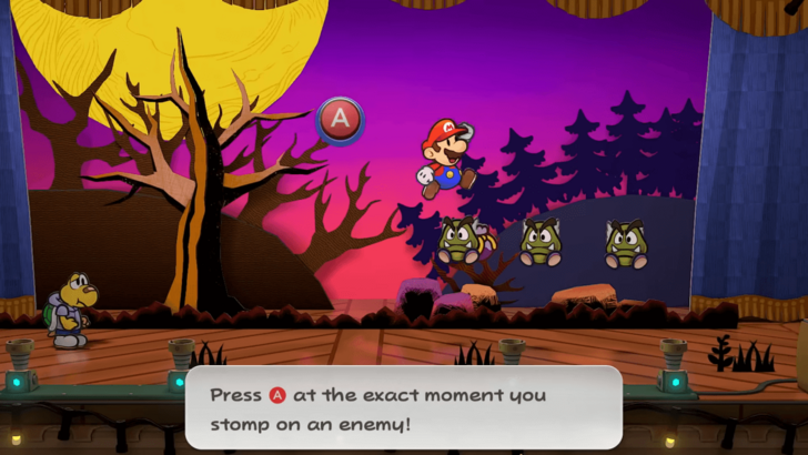 Paper Mario TTYD Switch Remake - Timed Attacks Action Command