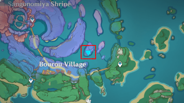 Genshin - Sango Pearl Locations