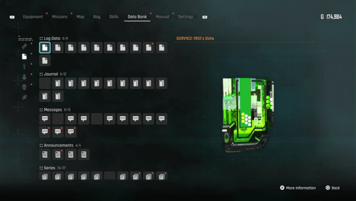 Stellar Blade - Completing Data Bank