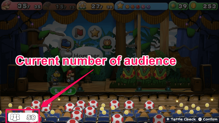 Paper Mario TTYD Switch Remake - Current Number of Audience Members