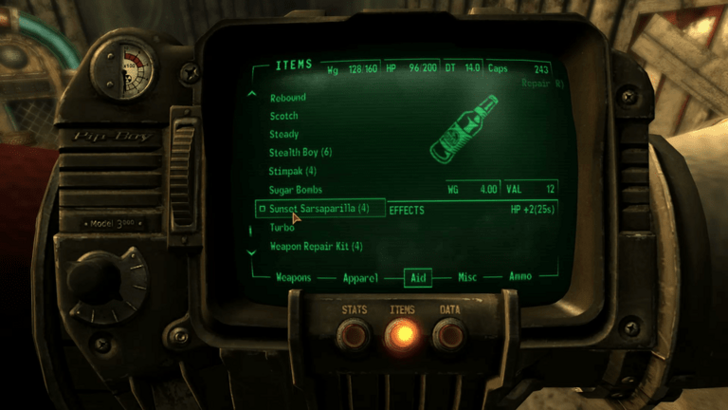 Fallout New Vegas - Remember to Use Consumables