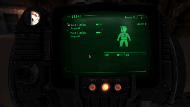 Fallout New Vegas - Repair Your Equipment