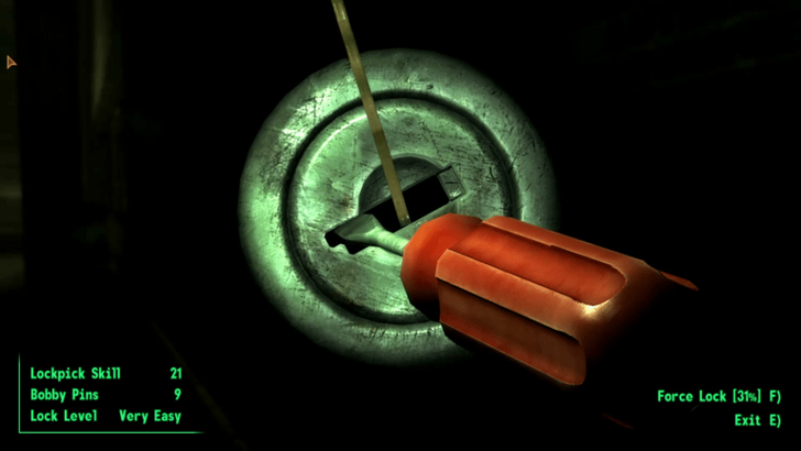 Fallout New Vegas - Pick Locked Doors