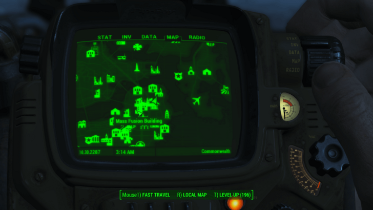 Fallout - Strength Bobblehead Map