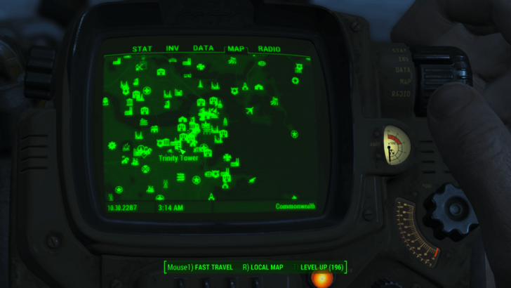 Fallout - Melee Bobblehead Map