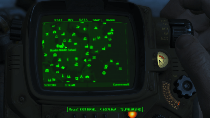 Fallout - Science Bobblehead Map