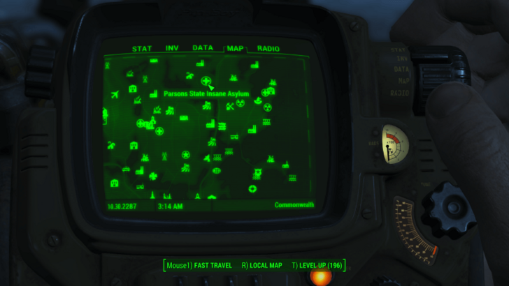 Fallout - Charisma Bobblehead Map