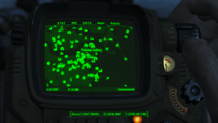Fallout - Lock Picking Bobblehead Map