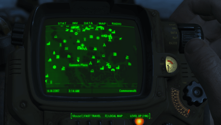 Fallout - Small Guns Bobblehead Map