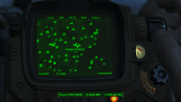 Fallout - Explosives Bobblehead Map