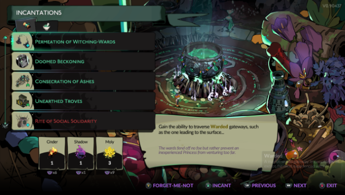 Premeation of Witchin-Wards